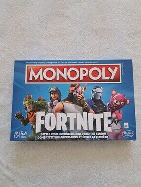 Monopoloy Fortnite Board Game Complete Game English Edition Hasbro Parker Bros.